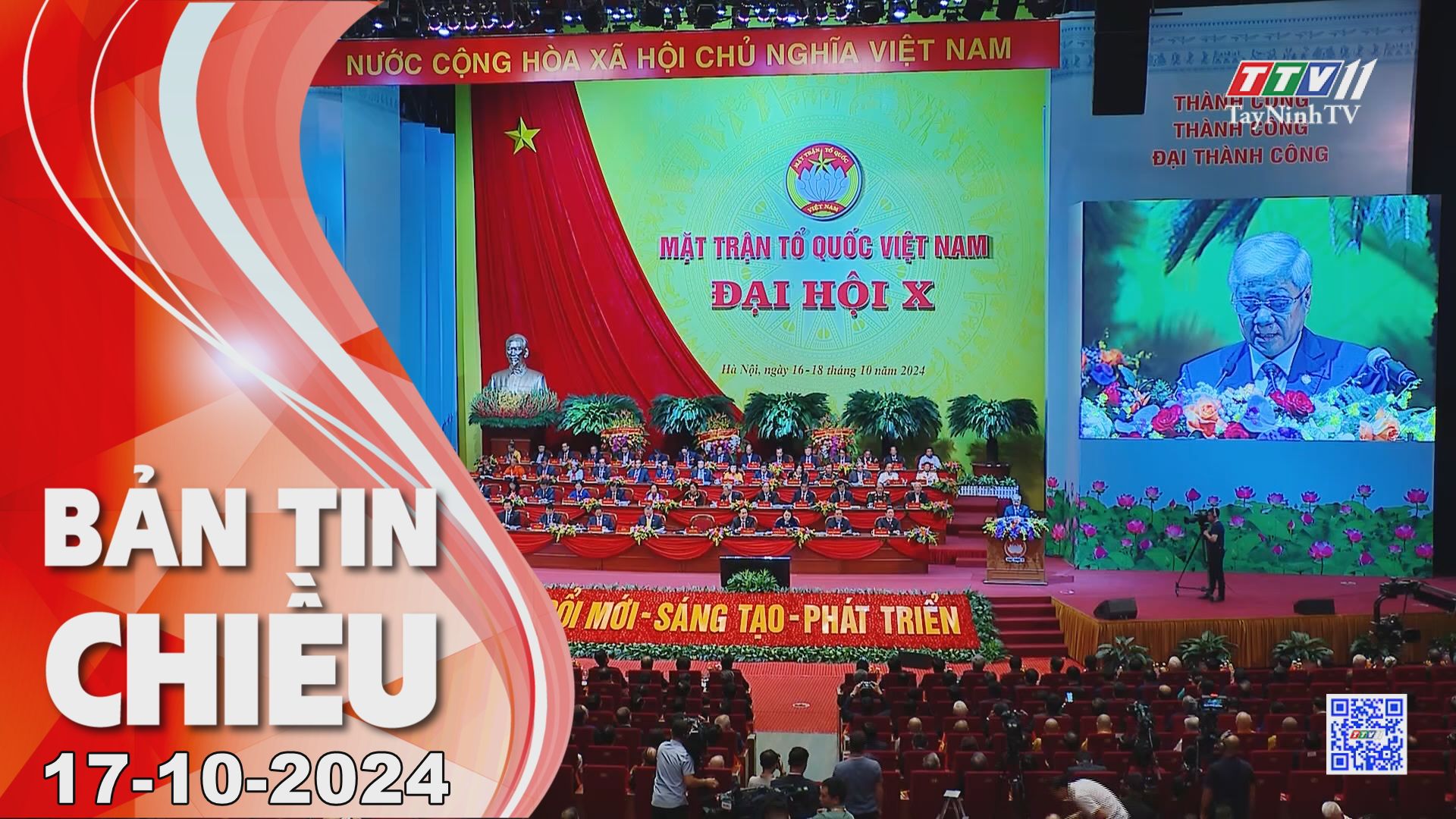 Bản tin chiều 17-10-2024 | Tin tức hôm nay | TayNinhTV